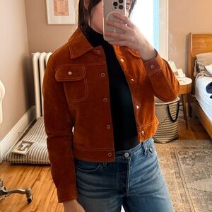 Vintage 70s faux suede jacket